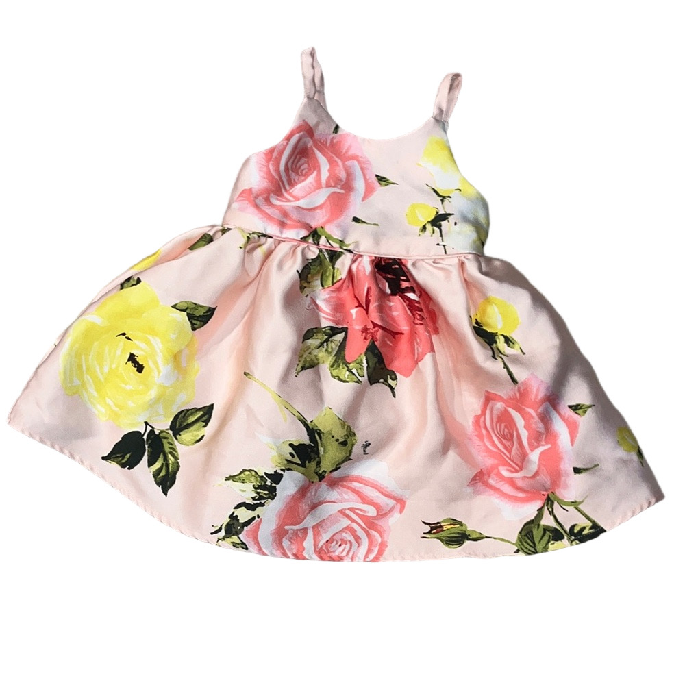 Nordstrom - Zunie Girls Size 2 Formal Floral Dress